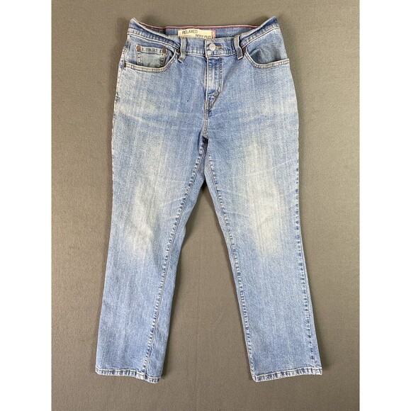 Levis 550 Jeans Womens 28x27 Blue Relaxed Bootcut Stonewash Y2K Tag 10M* - Picture 1 of 14